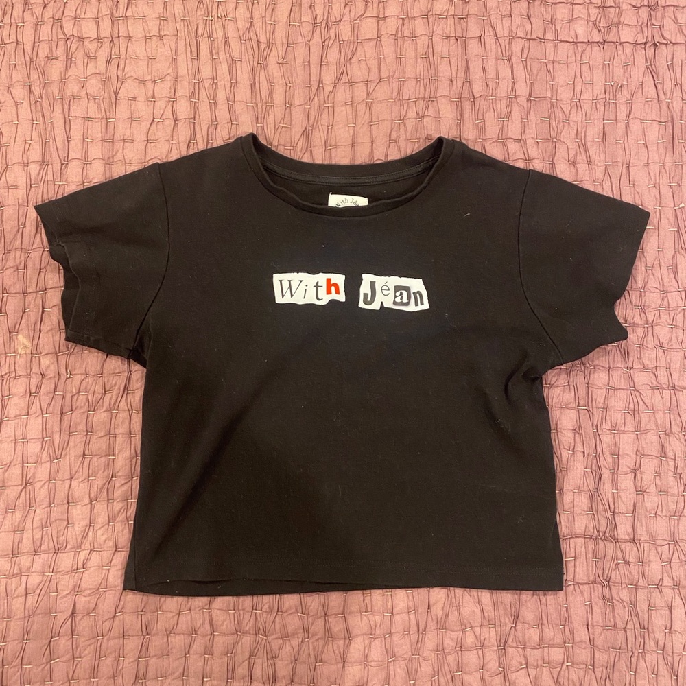 With Jean Baby Tee